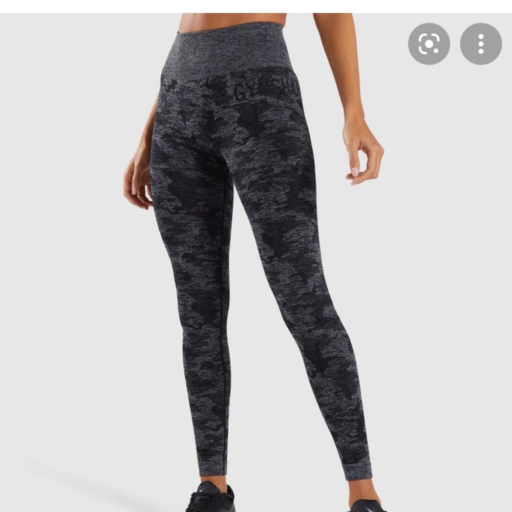 Gymshark black camo leggings